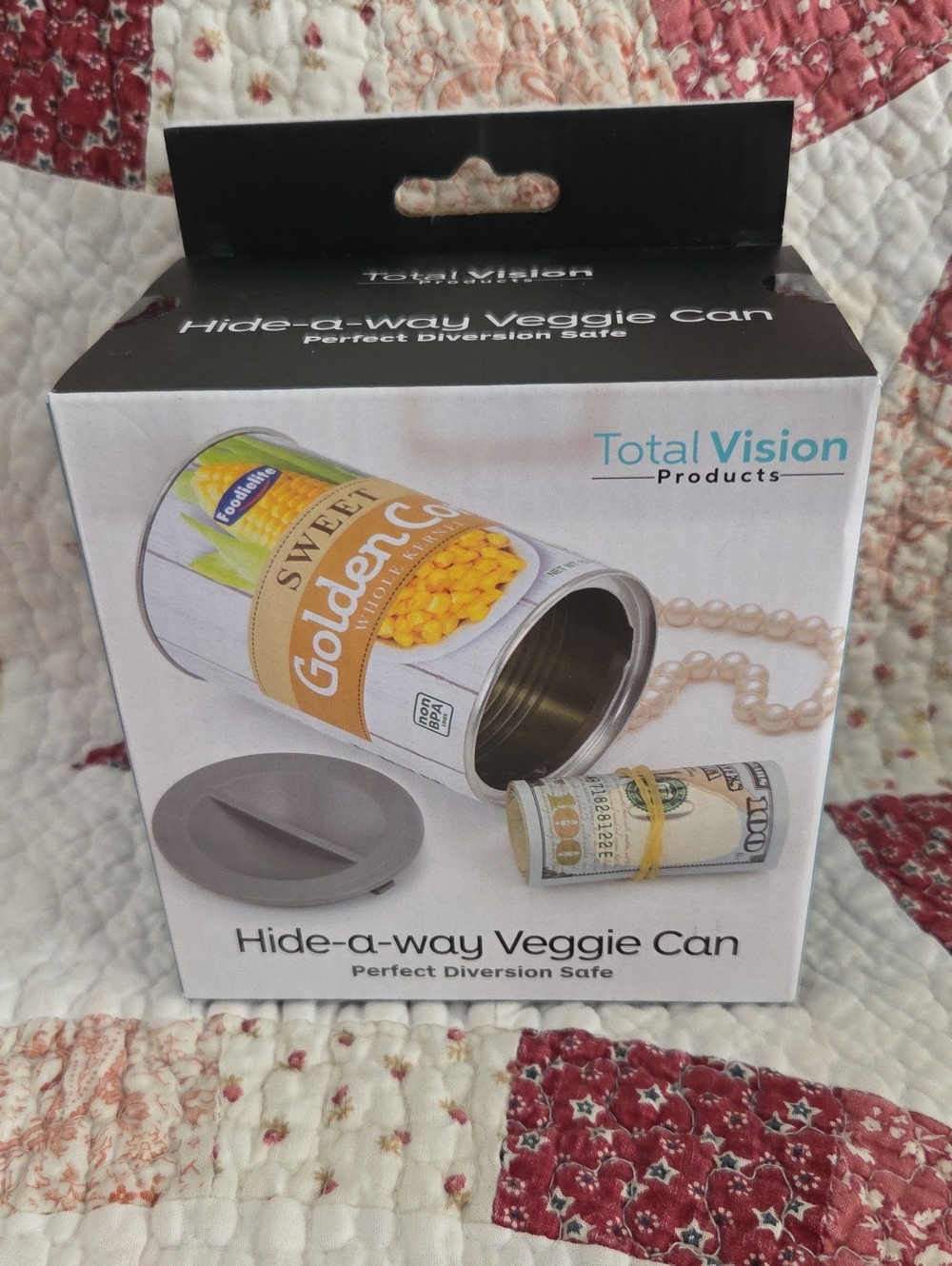 Hideaway Veggie Can to store valuables.